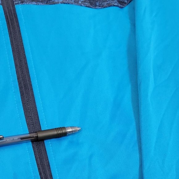 And1 Jacket Mens Medium Blue Logo Long Sleeve Full Zip Knit Track - Picture 3 of 14